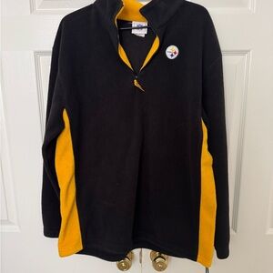 Steelers NFL Black and Yellow Fleece Pullover